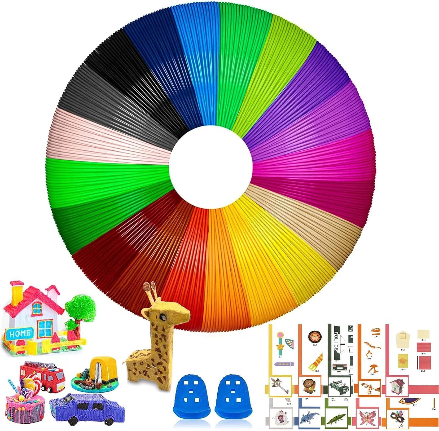 3D filament 20 colors